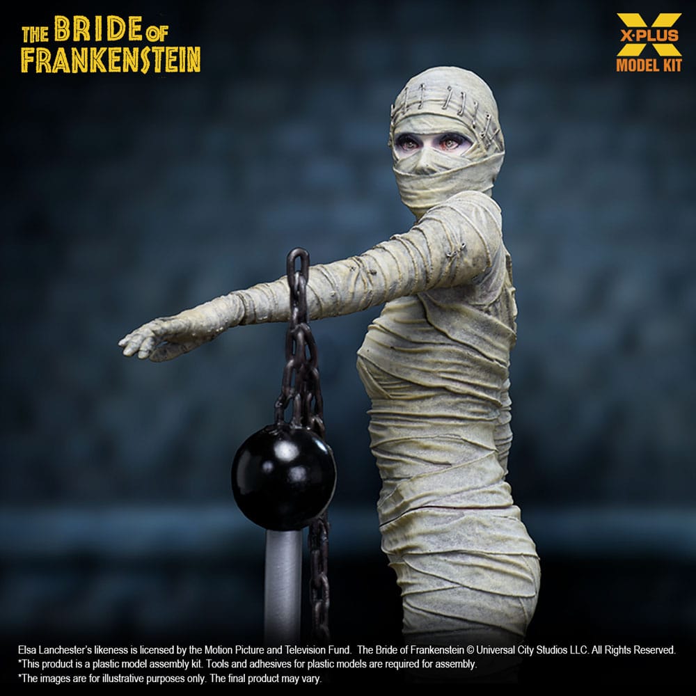 La Fiancée de Frankenstein figurine Plastic Model Kit 1/8 Bride of Frankenstein 21 cm