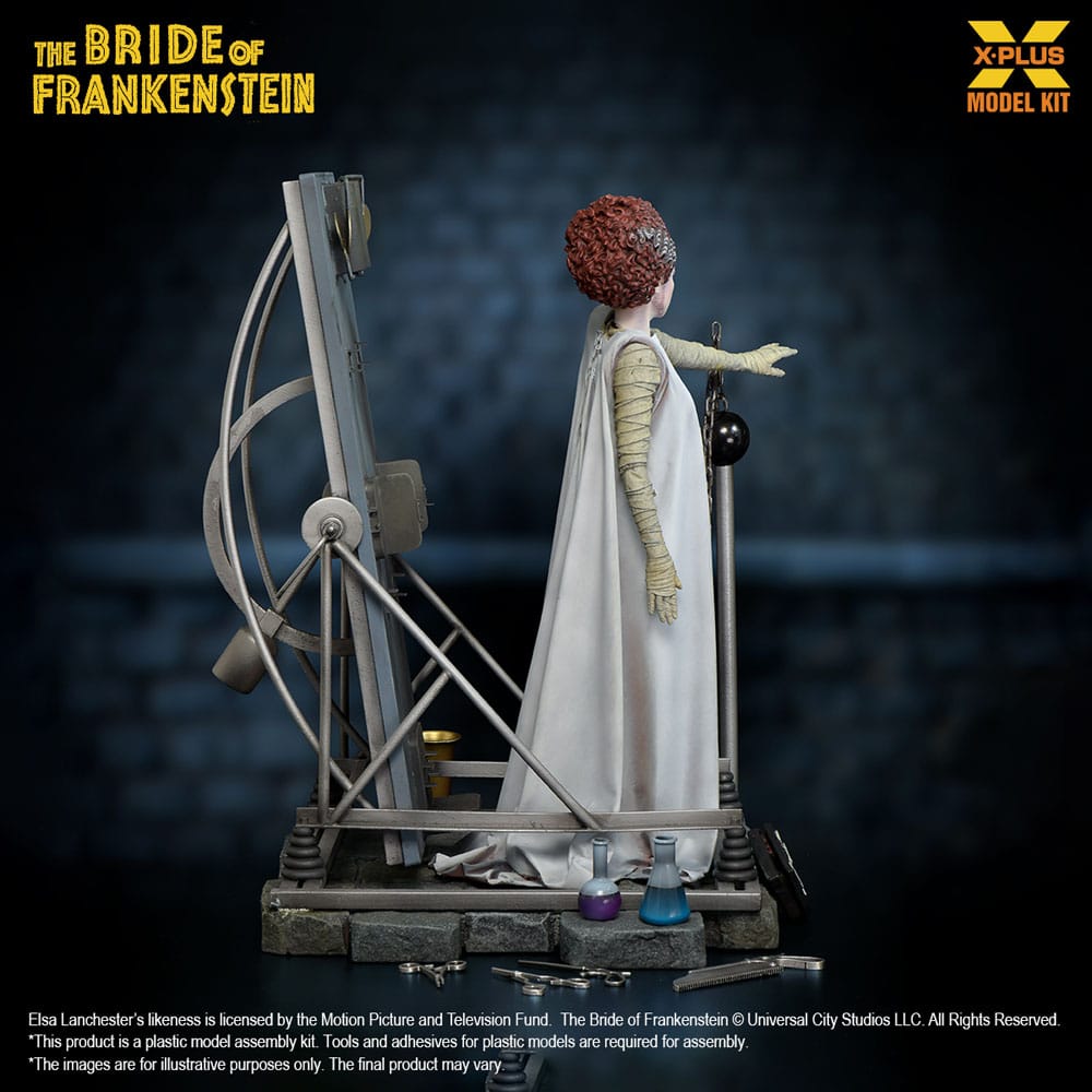 La Fiancée de Frankenstein figurine Plastic Model Kit 1/8 Bride of Frankenstein 21 cm
