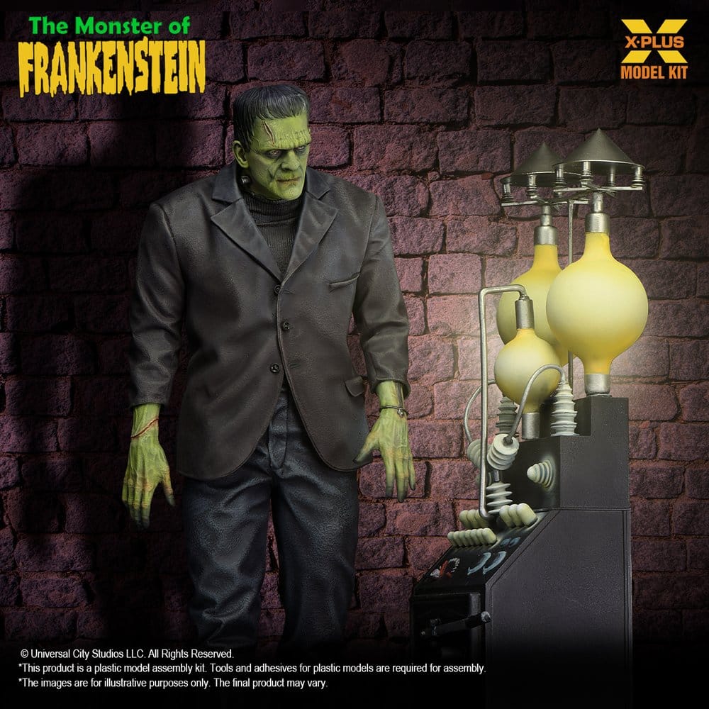 Frankenstein figurine Plastic Model Kit 1/8 The Monster of Frankenstein 27 cm