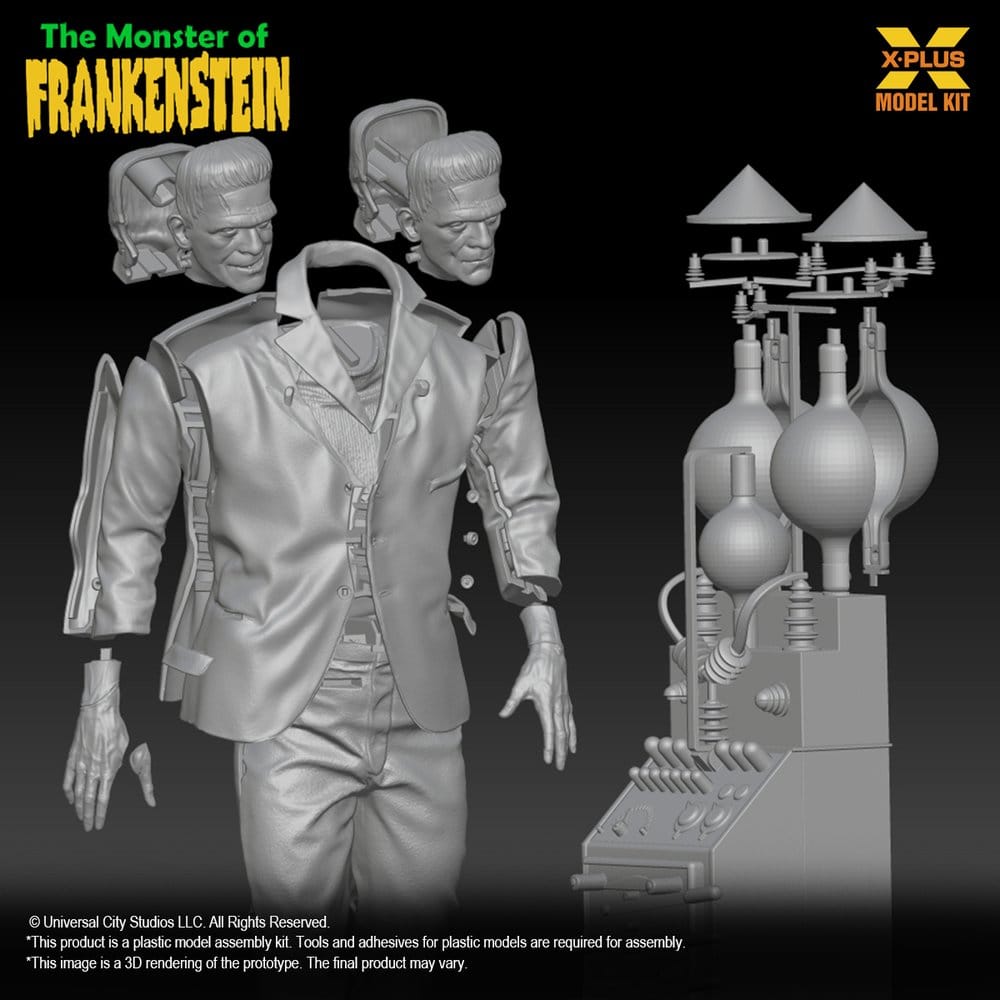 Frankenstein figurine Plastic Model Kit 1/8 The Monster of Frankenstein 27 cm