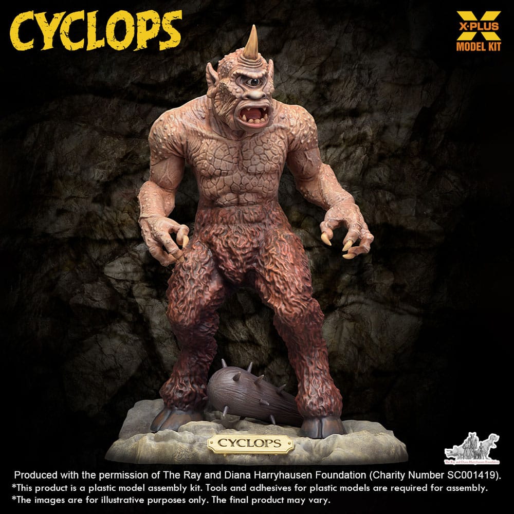 Cyclops figurine Plastic Model Kit 1/72 Renewal Package 23 cm