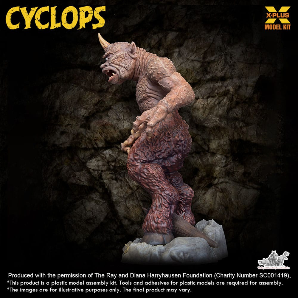Cyclops figurine Plastic Model Kit 1/72 Renewal Package 23 cm