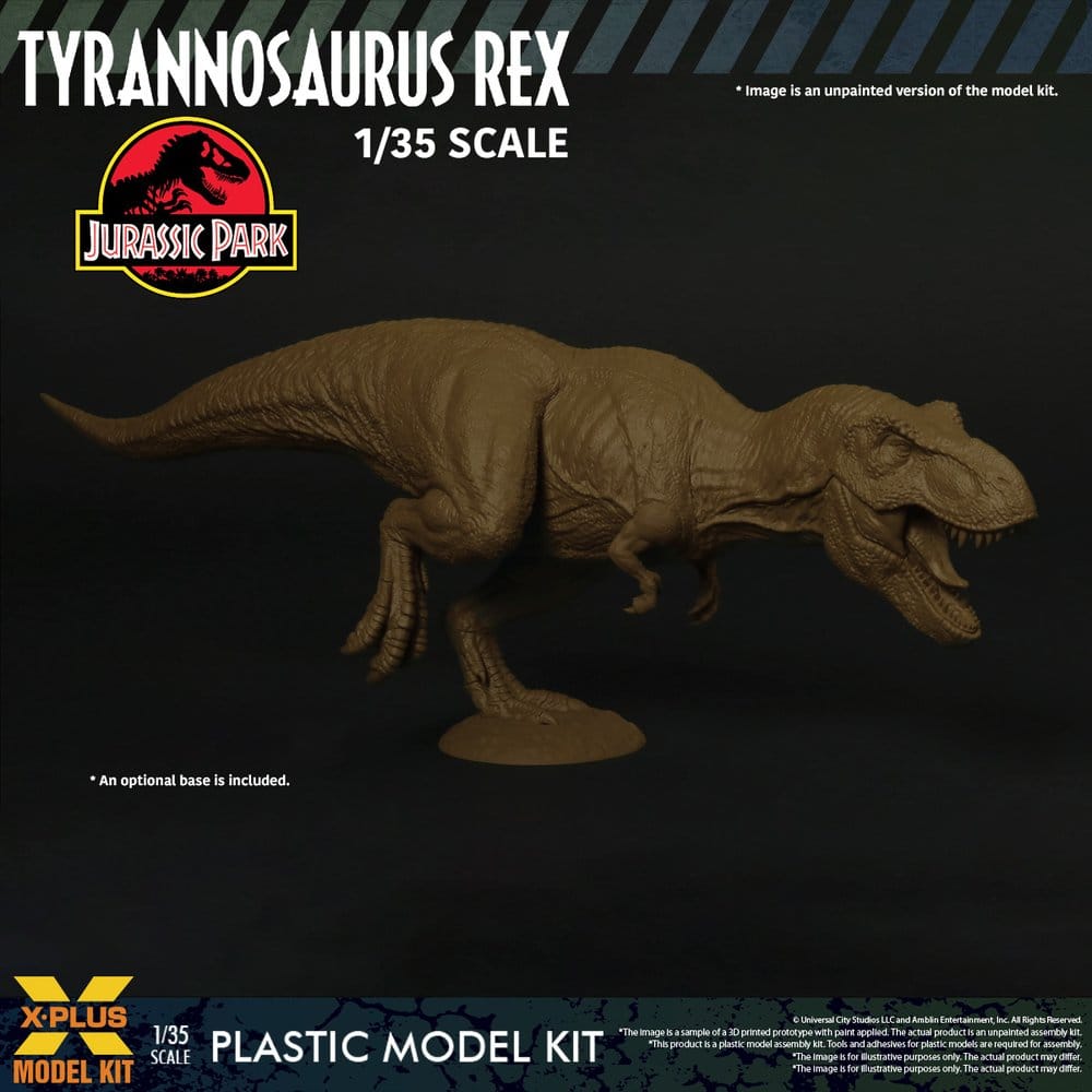 Jurassic Park figurine Plastic Model Kit 1/35 Tyrannosaurus Rex 42 cm