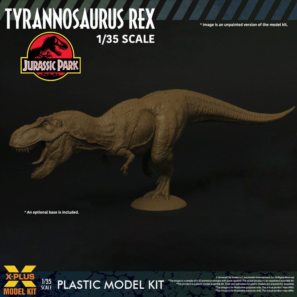 Jurassic Park figurine Plastic Model Kit 1/35 Tyrannosaurus Rex 42 cm