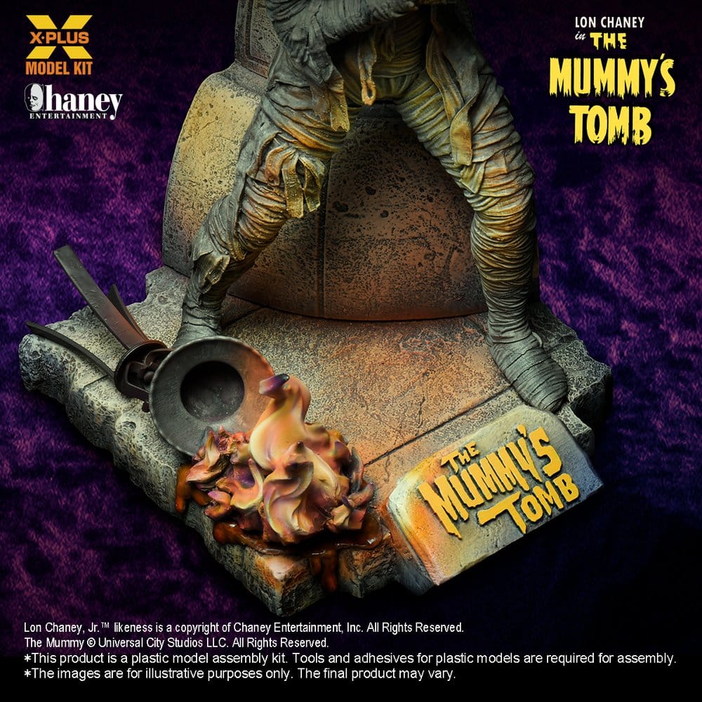 Universal Monsters figurine Plastic Model Kit 1/8 Lon Chaney, Jr. as Mummy (Repro) 23 cm