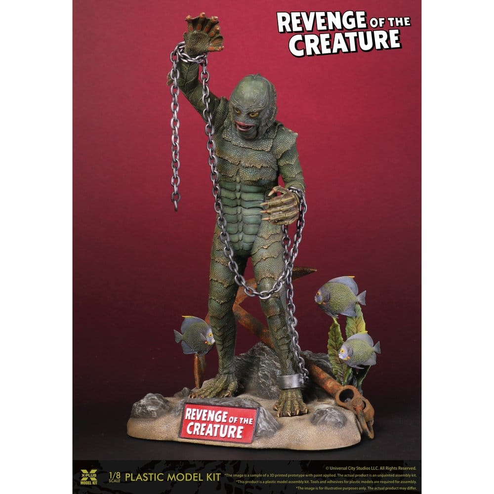 Revenge of the Creature figurine Plastic Model Kit 1/8 Revenge of the Creature 28 cm (Reproduction)