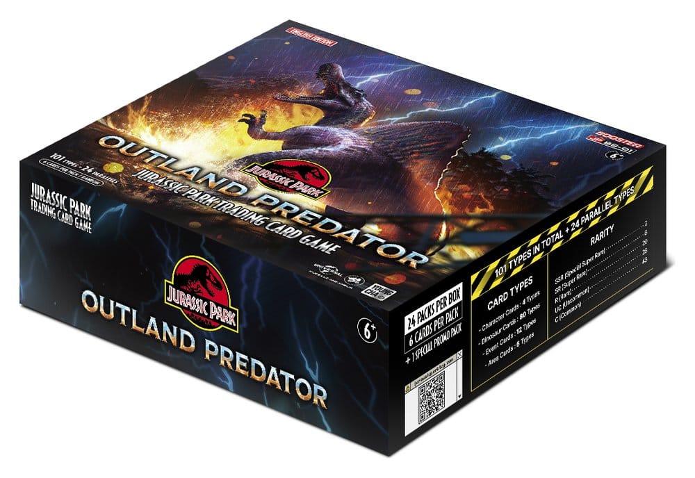 Jurassic Park TCG présentoir boosters Outland Predator (24) *ANGLAIS*