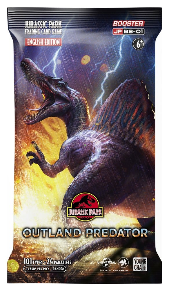 Jurassic Park TCG présentoir boosters Outland Predator (24) *ANGLAIS*