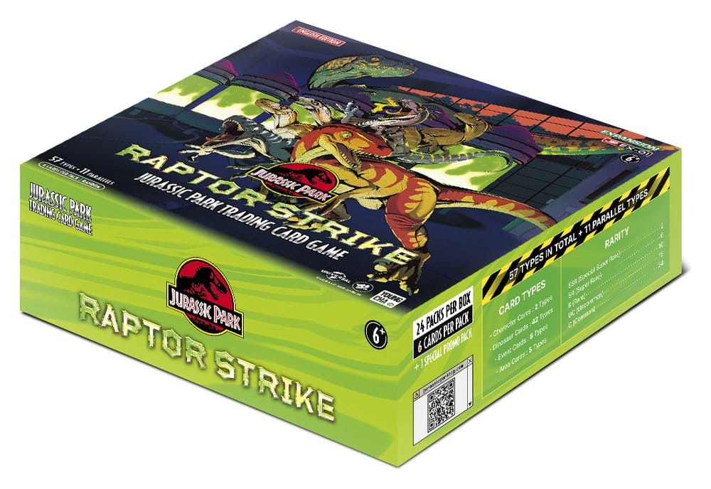 Jurassic Park TCG présentoir boosters Raptor Strike (24) *ANGLAIS*