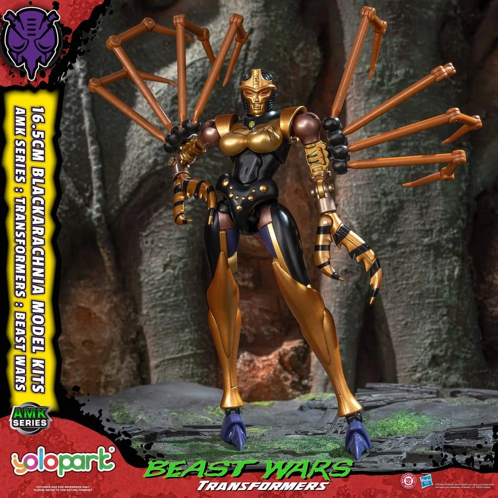 Transformers Plastic Model Kit AMK Series Beast Wars Blackarachnia 18 cm