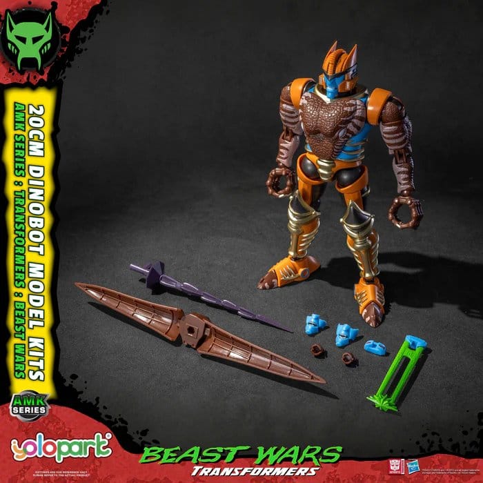 Transformers: Beast Wars Plastic Model Kit AMK Series Dinobot 20 cm