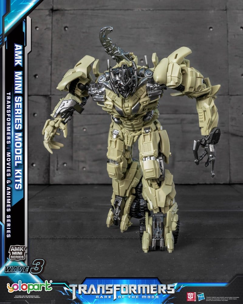 Transformers Generation One figurine Plastic Model Kit AMK Mini Series Wave 3 Megatron TF 3 11 cm