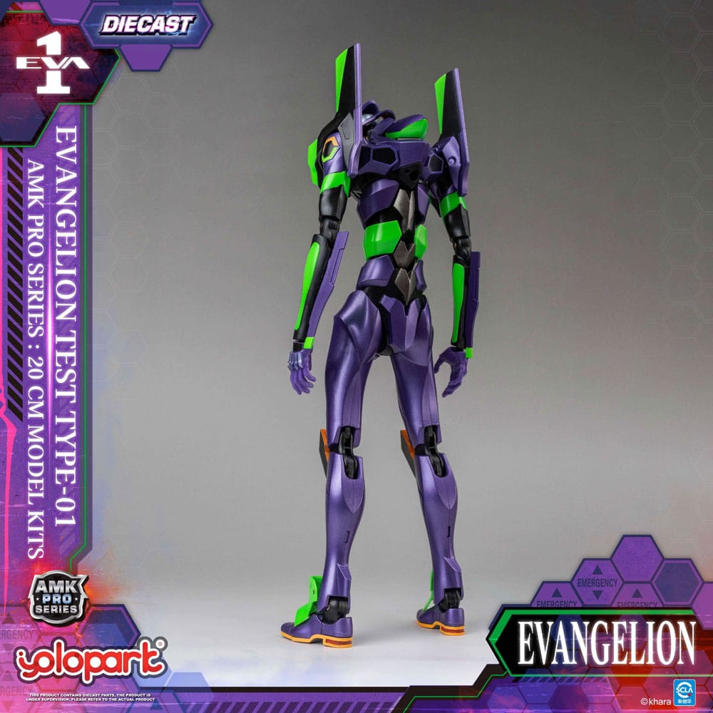 Neon Genesis Evangelion figurine Model Kit AMK Pro Series Eva-01 Test Type 20 cm