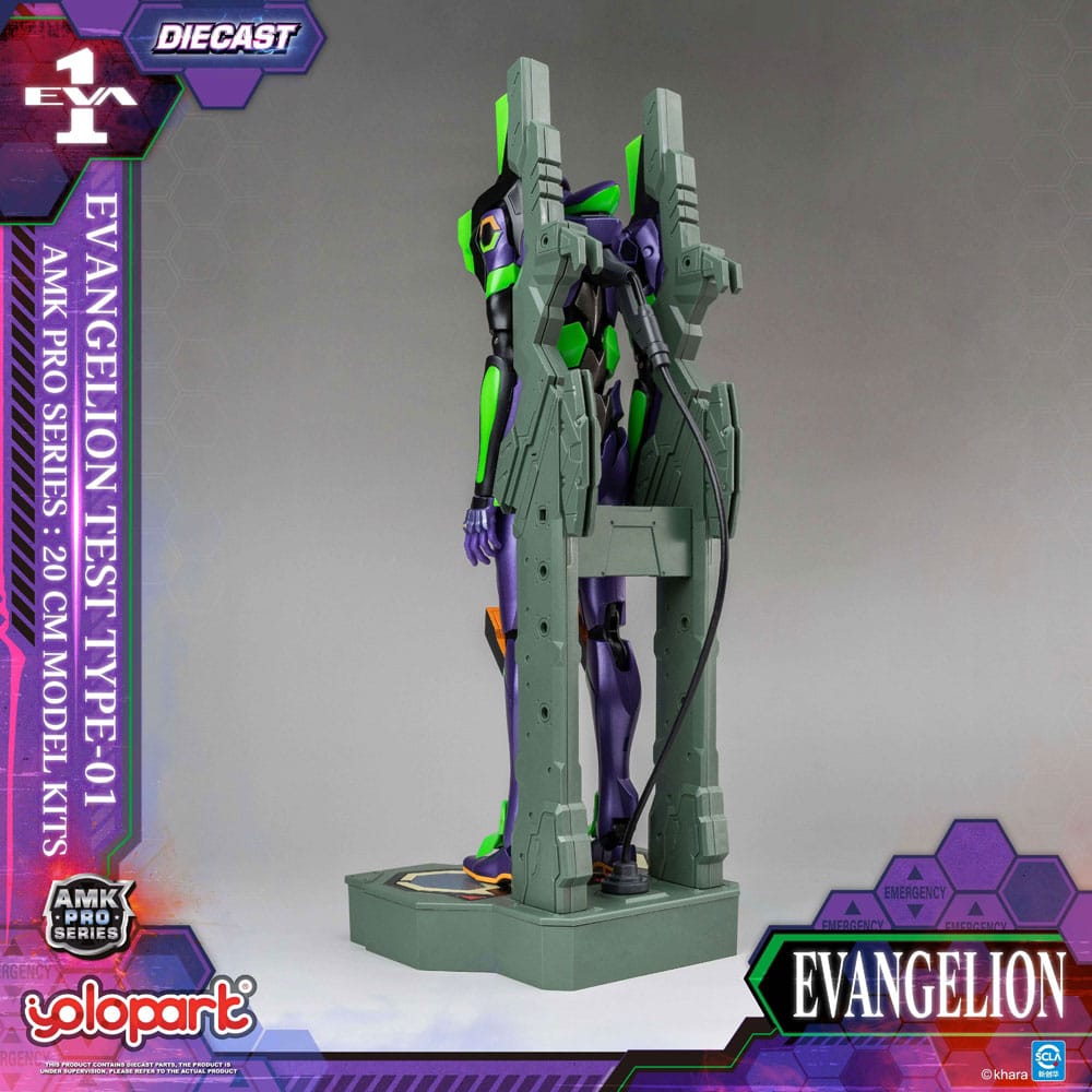 Neon Genesis Evangelion figurine Model Kit AMK Pro Series Eva-01 Test Type 20 cm