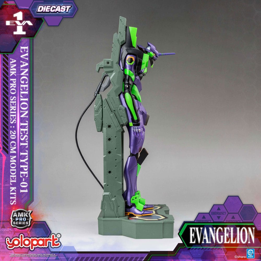 Neon Genesis Evangelion figurine Model Kit AMK Pro Series Eva-01 Test Type 20 cm