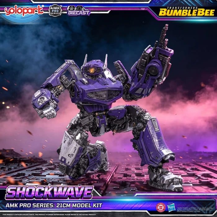 Transformers: Bumblebee the Movie Plastic Model Kit AMK PRO Series Shockwave 21 cm