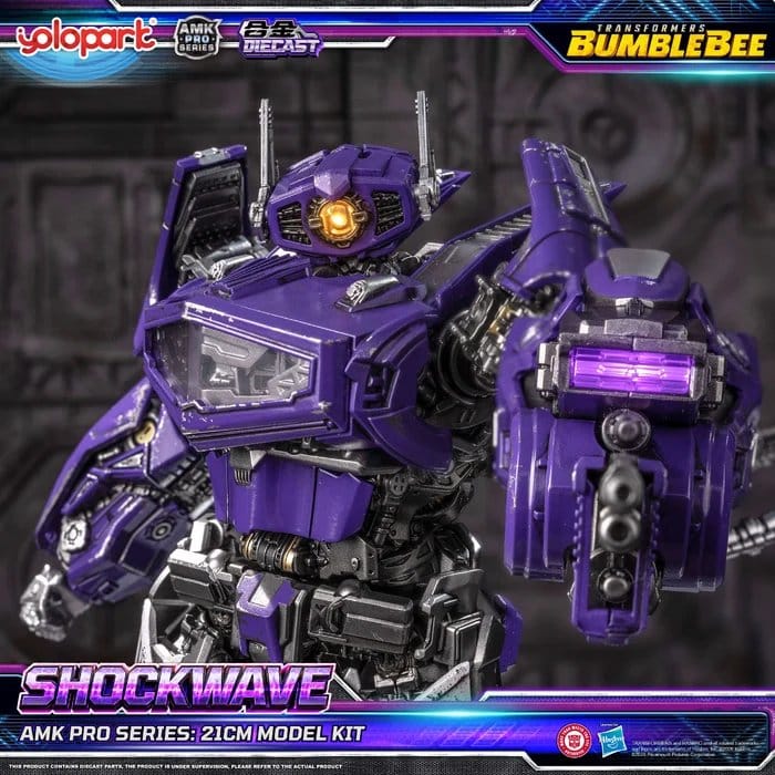 Transformers: Bumblebee the Movie Plastic Model Kit AMK PRO Series Shockwave 21 cm