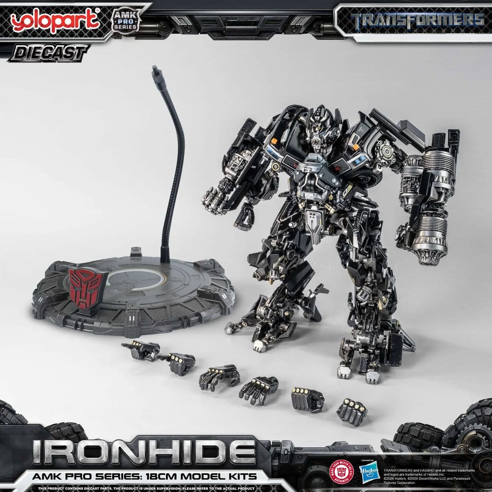 Transformers (2007) plastic model kit AMK PRO Series Ironhide 18 cm