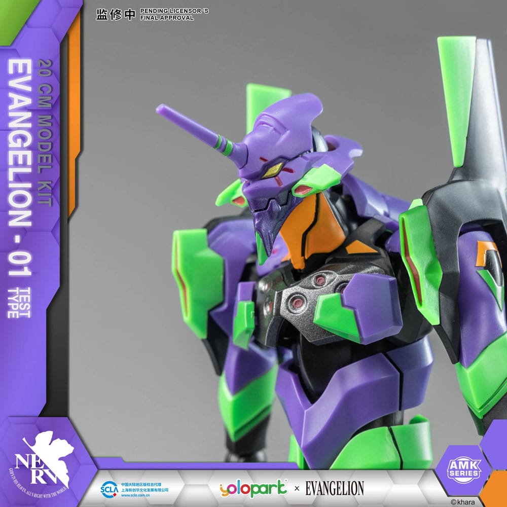 Neon Genesis Evangelion figurine Plastic Model Kit AMK Series Eva-01 20 cm