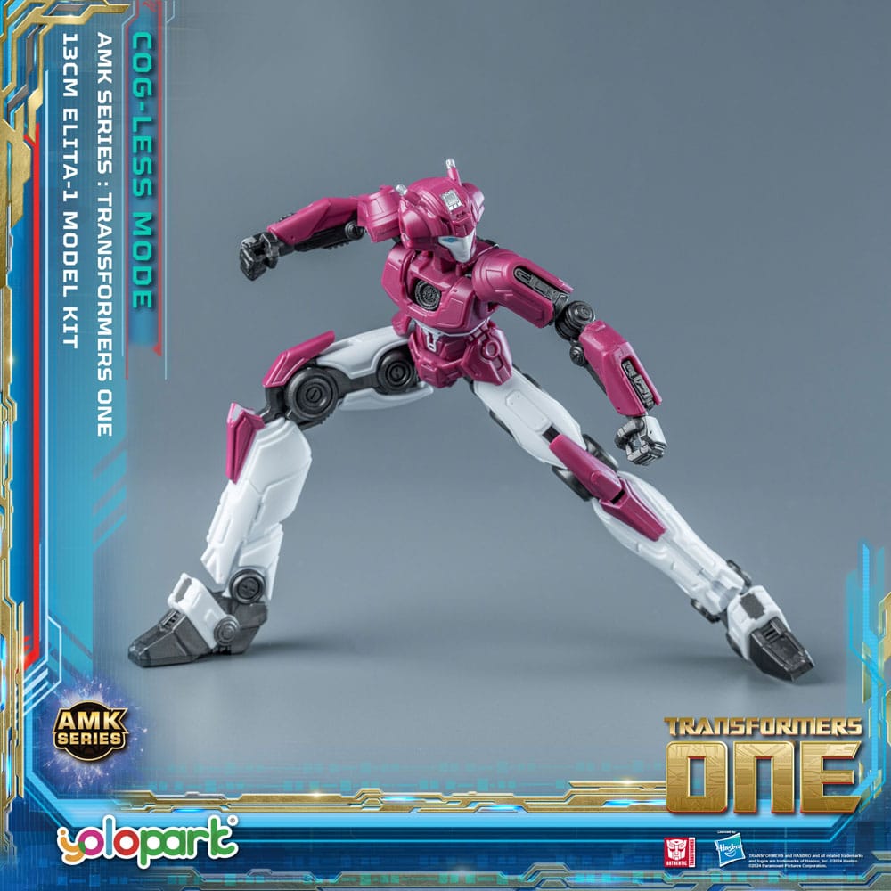 Transformers 8 One figurine Plastic Model Kit AMK Mini Series Elita-1 13 cm