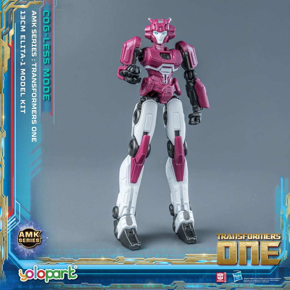 Transformers 8 One figurine Plastic Model Kit AMK Mini Series Elita-1 13 cm