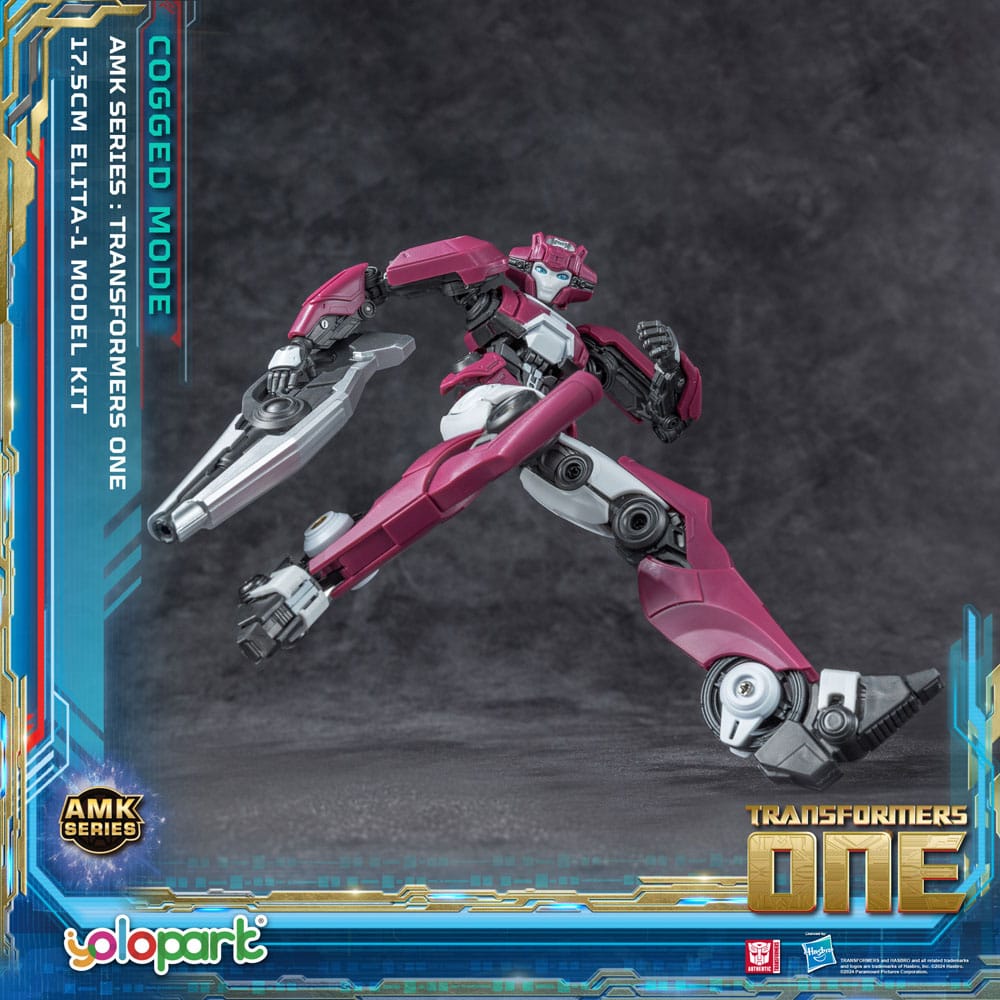 Transformers 8 figurine Plastic Model Kit AMK Series Elita-1 20 cm