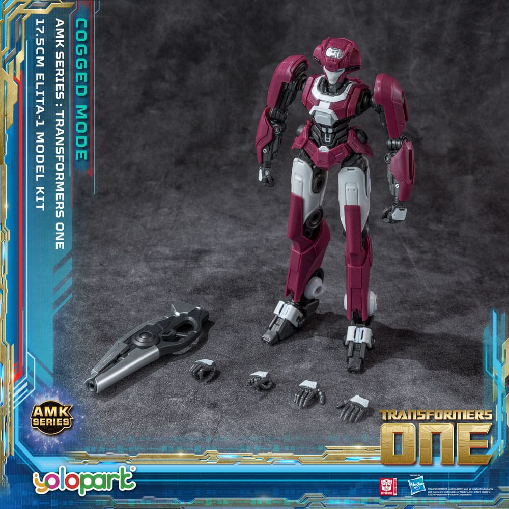 Transformers 8 figurine Plastic Model Kit AMK Series Elita-1 20 cm