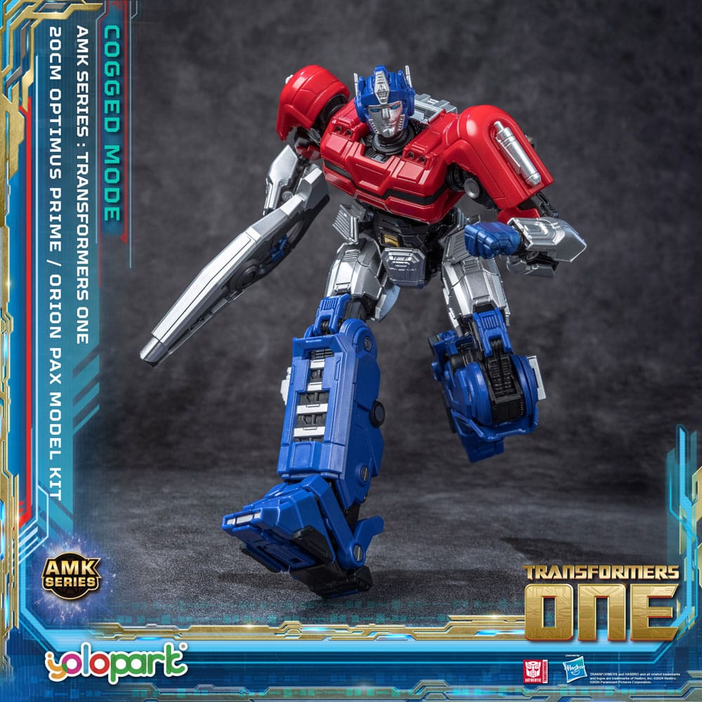 Transformers 8 figurine Plastic Model Kit AMK Series Orion Pax 20 cm