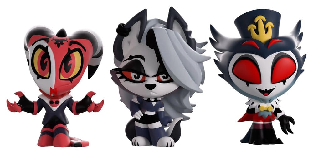 Helluva Boss pack 3 figurines mini Mini Tooz Blitzo, Loona & Stolas