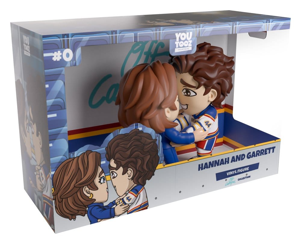 Off Campus pack 2 figurines PVC Hanna and Garrett 13 cm