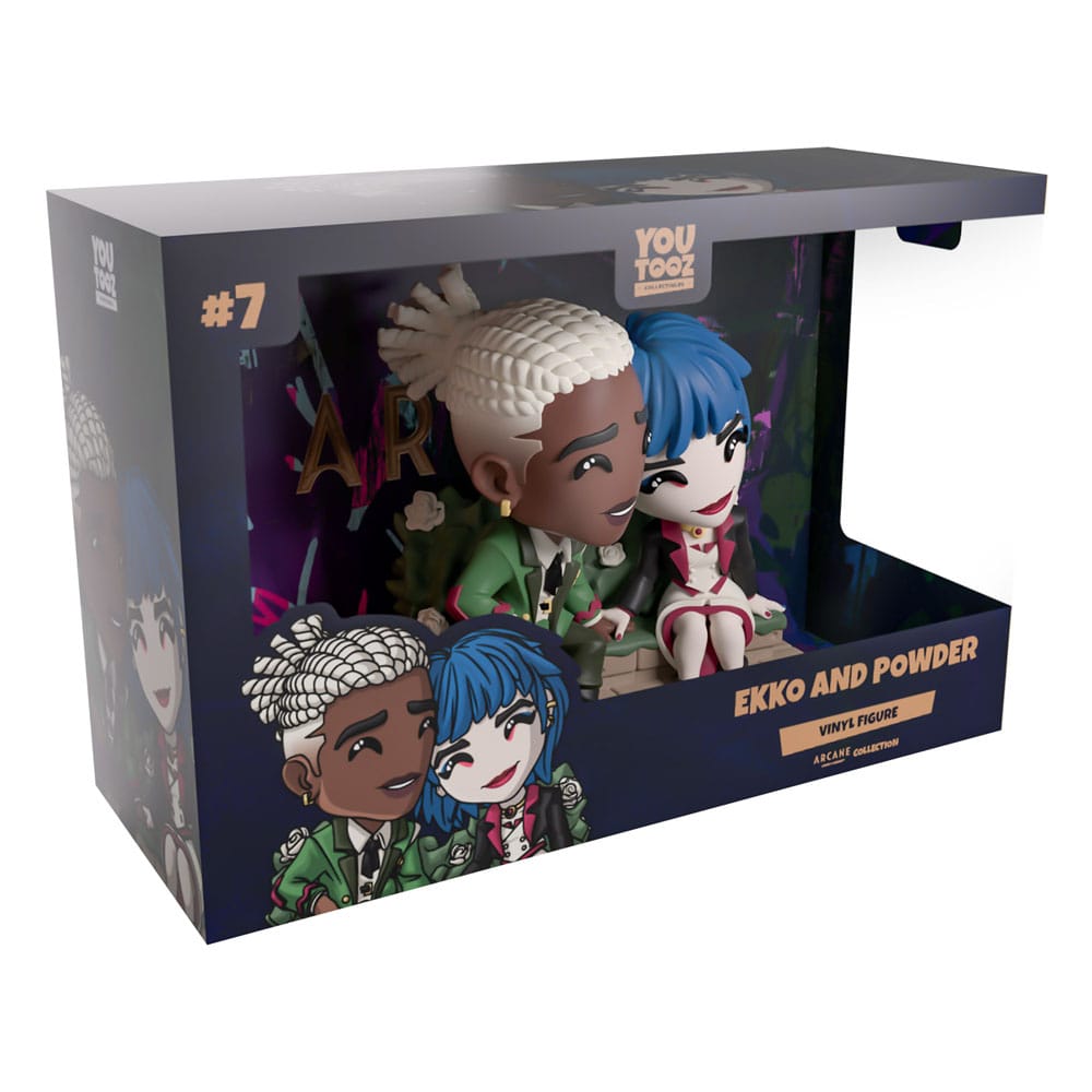 Arcane pack 2 Vinyl figurines Ekko & Powder 11 cm