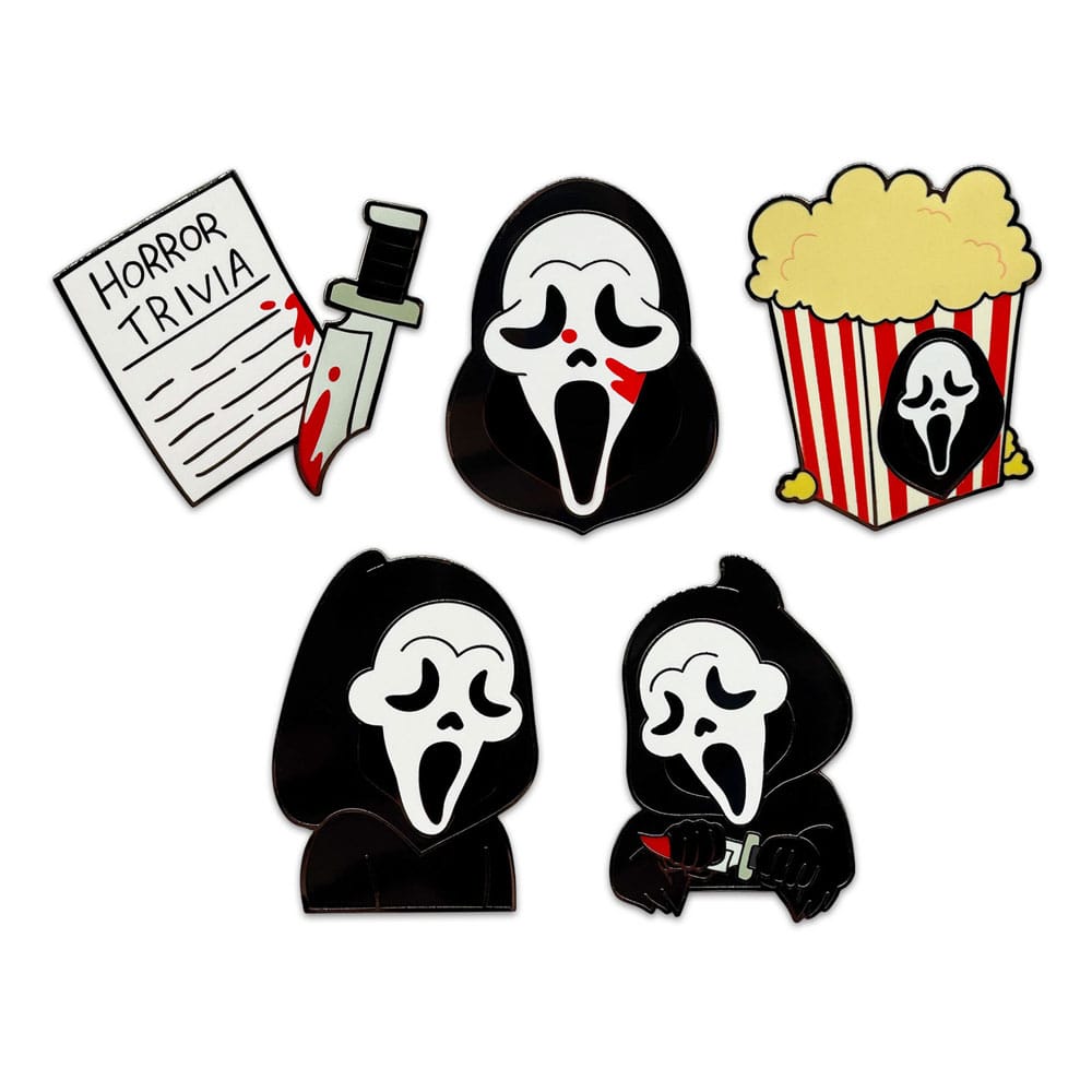 Scream présentoir pin's Set Ver. 2 3 cm (6)