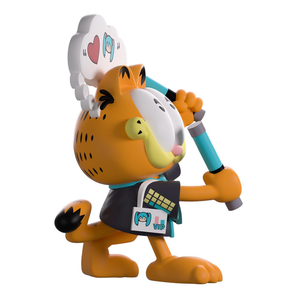 Hatsune Miku x Garfield Vinyl figurine Miku Concert Garfield 13 cm