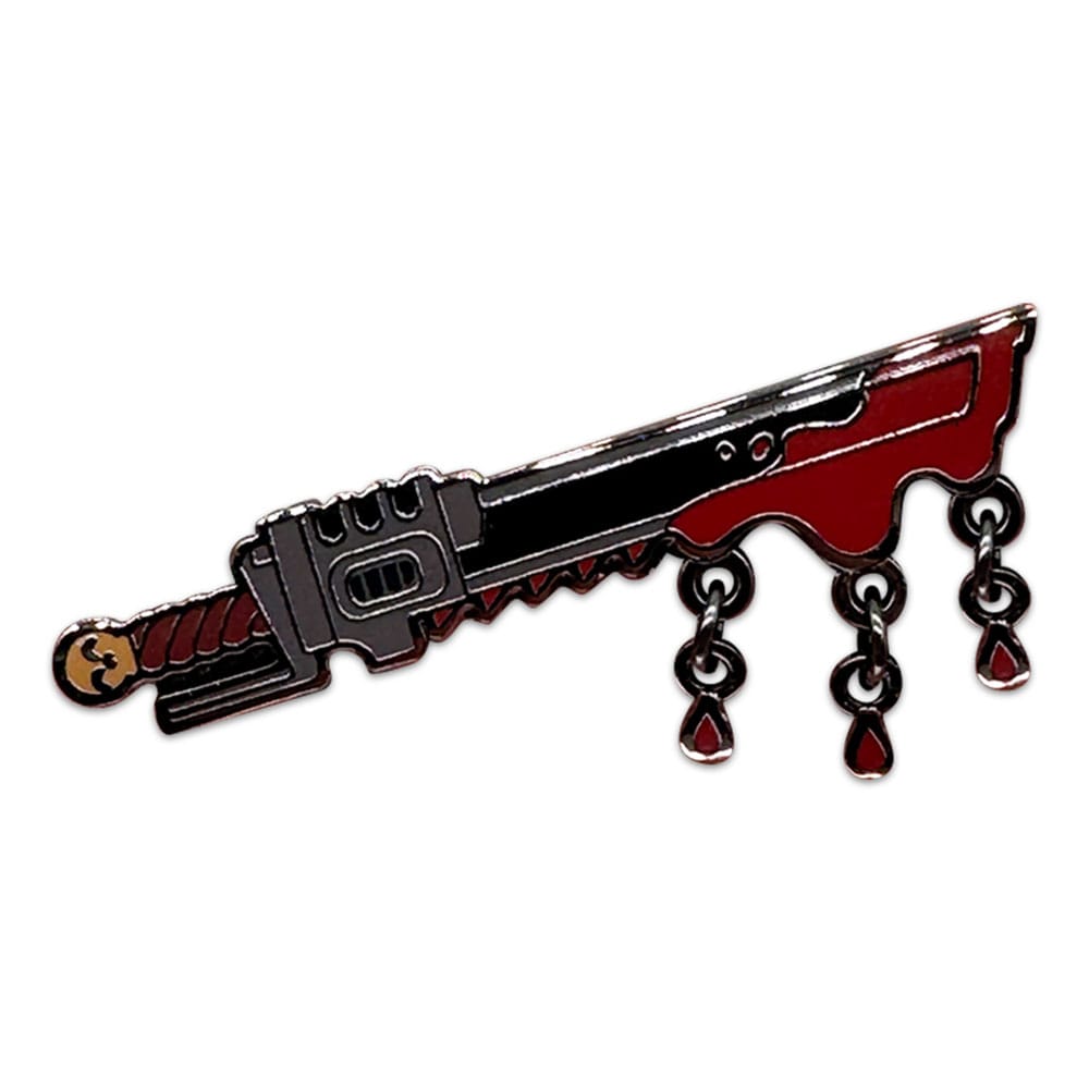 Space Marine 2 pin Chainsword 5 cm