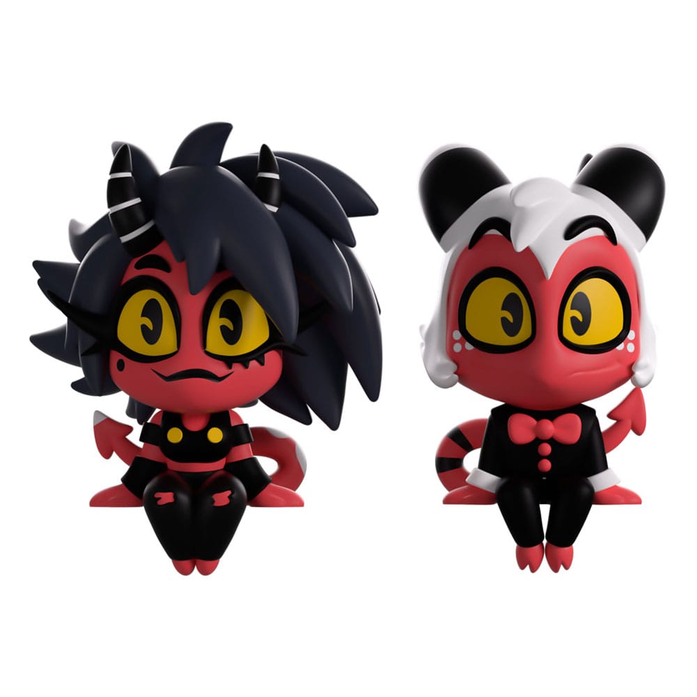 Helluva Boss Vinyl figurines Millie & Moxxie Monitor Buddiez