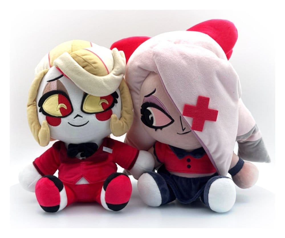 Hazbin Hotel pack 2 peluches Valentine´s Charlie & Vaggie 22 cm