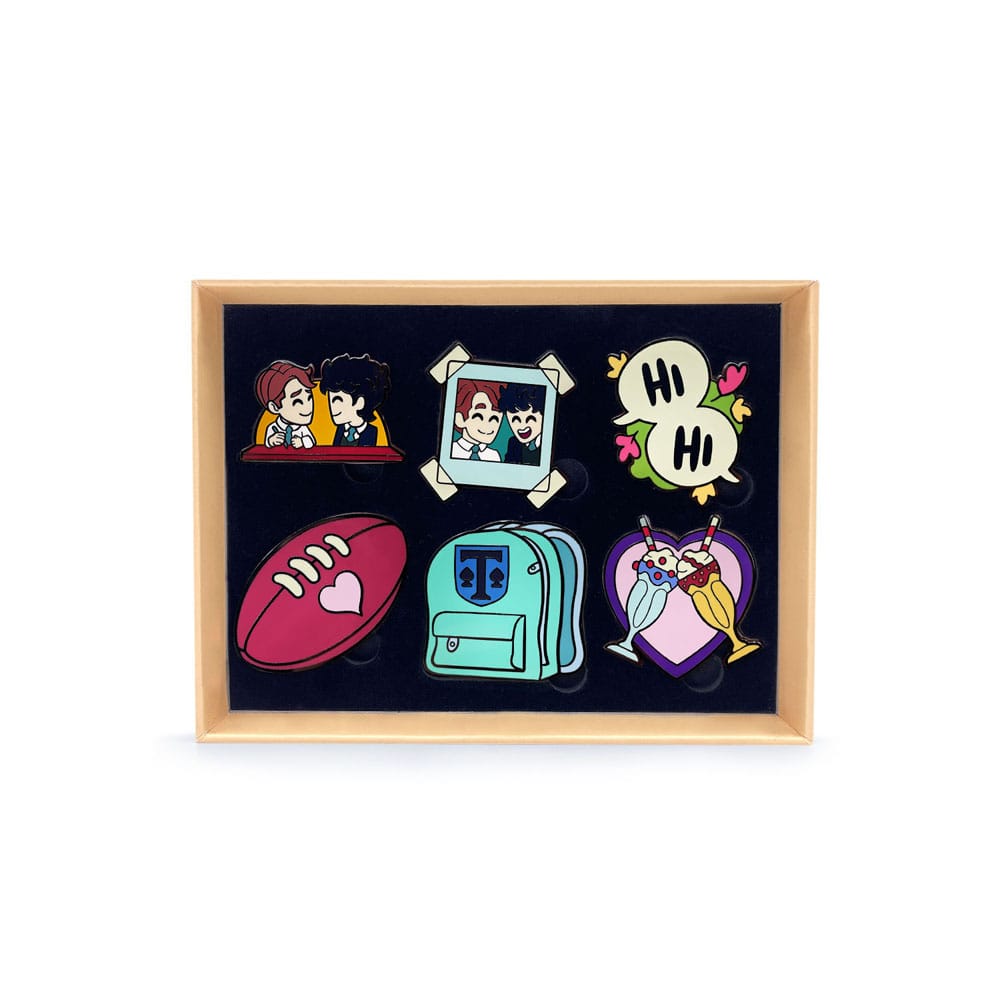 Heartstopper présentoir pin's Set 3 cm (6)