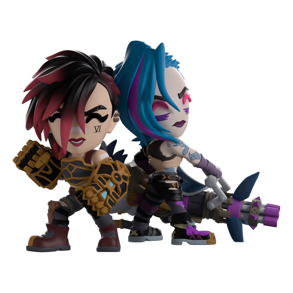 Arcane pack 2 Vinyl figurines Vi & Jinx 11 cm