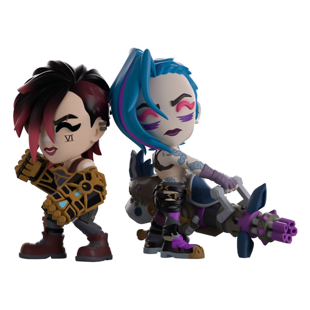 Arcane pack 2 Vinyl figurines Vi & Jinx 11 cm