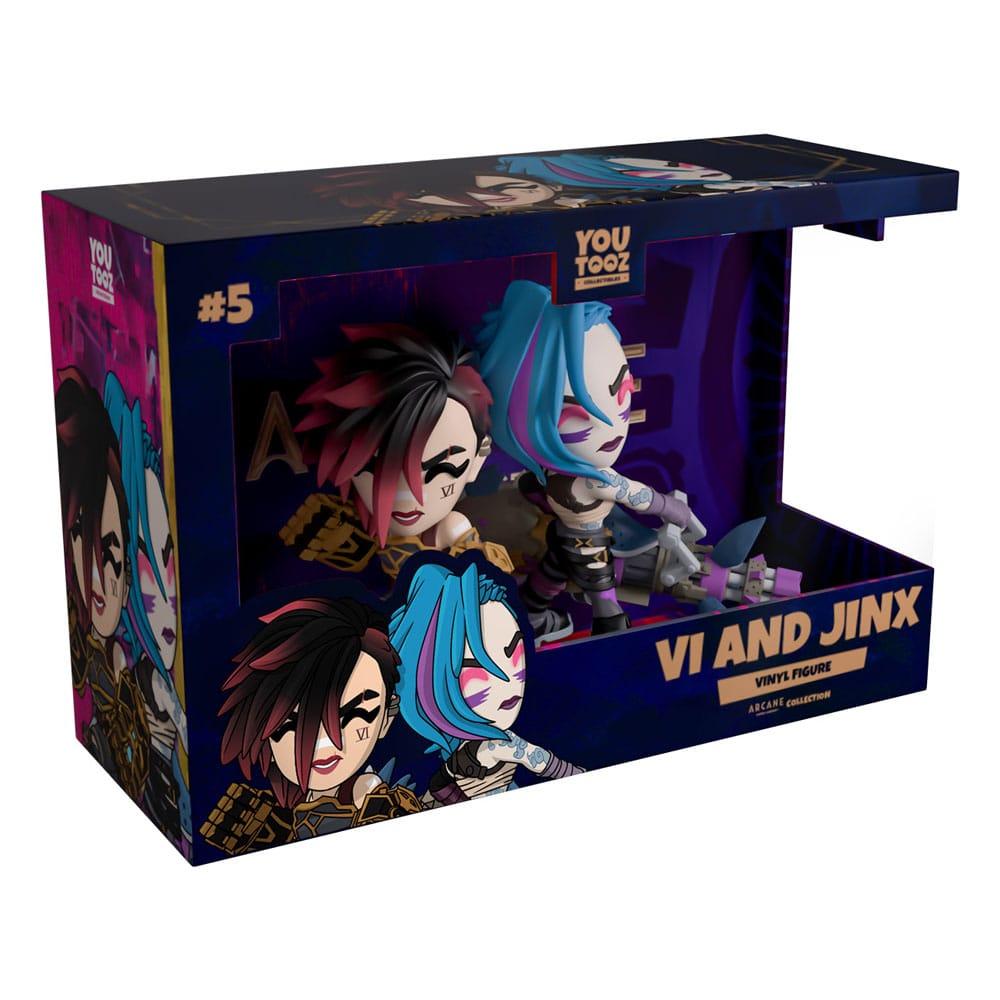 Arcane pack 2 Vinyl figurines Vi & Jinx 11 cm