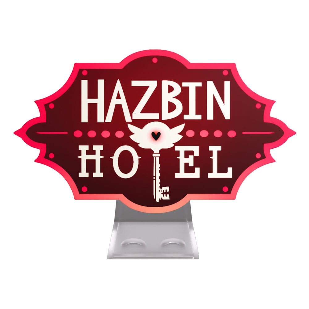 Hazbin Hotel veilleuse Logo Stand 13 cm
