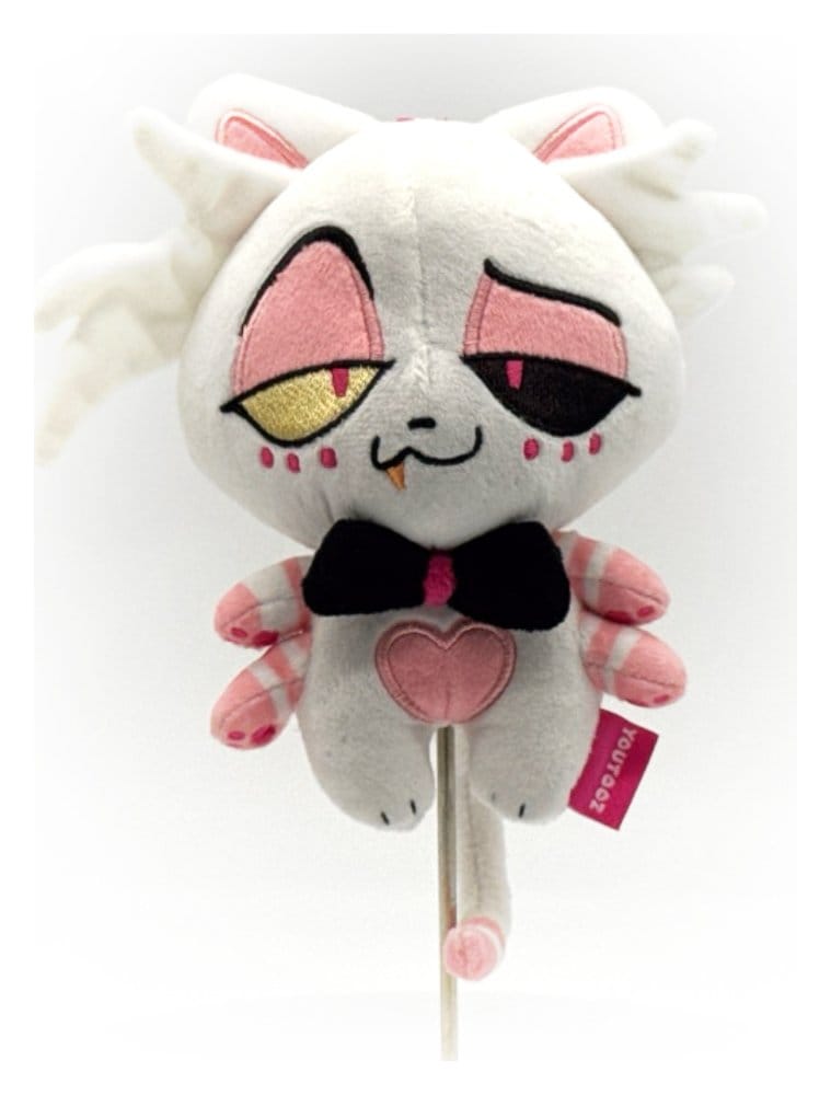 Hazbin Hotel Porte-clés peluche Angel Dust Kitty 13 cm