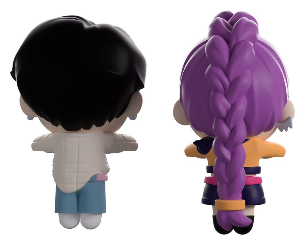 KPop Demon Hunters Vinyl figurines Jinu & Rumi Monitor Buddiez 6 cm