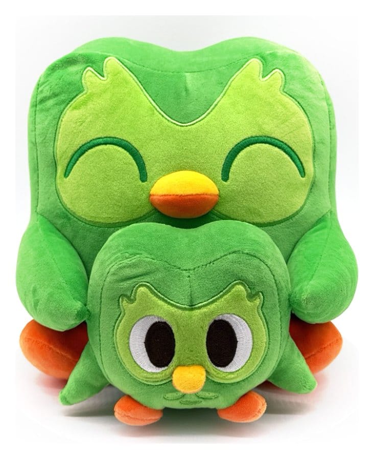 Duolingo peluche Study Buddy Duo 22 cm
