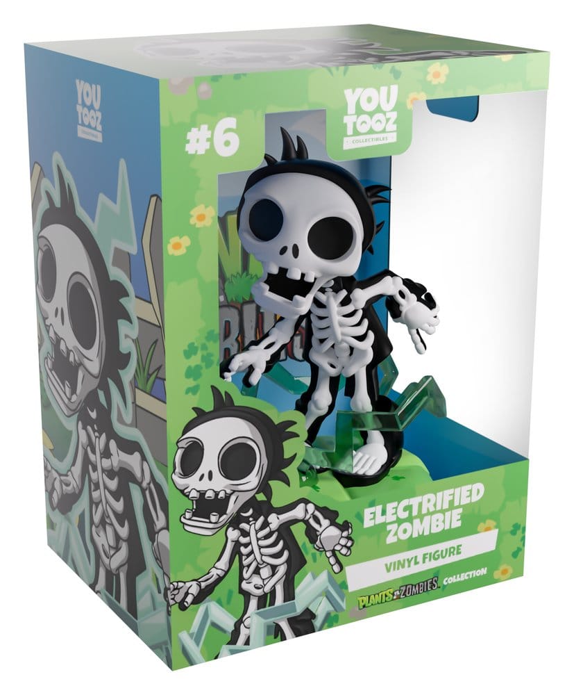Plants vs. Zombies figurine Vinyl Zombie Électrifié 12 cm