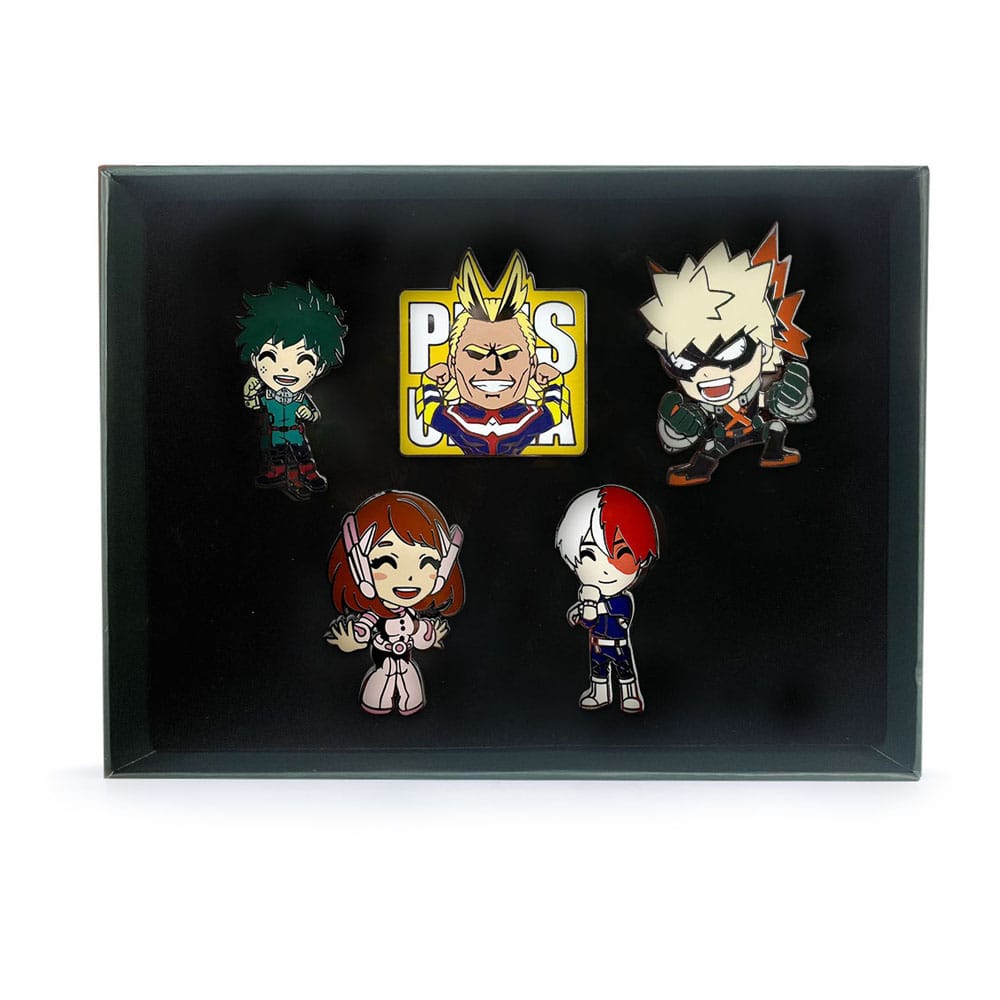 My Hero Academia présentoir pin's Set 5 cm (6)