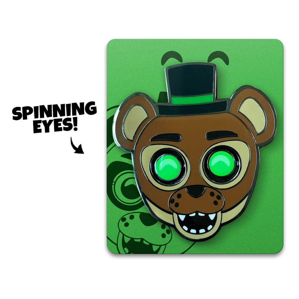 Five Nights at Freddy´s pin Popgoes The Weasel Glow in the Drak Spinning 5 cm