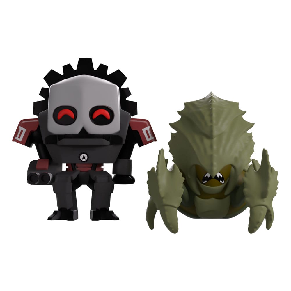 Helldivers 2 pack 2 Vinyl figurines Monitor Buddiez Charger & Devastator 7 cm