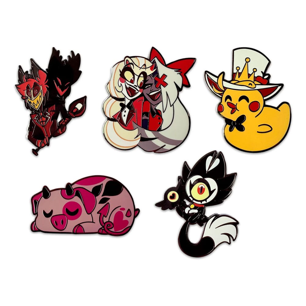 Hazbin Hotel présentoir pin's Set 5 cm (6)
