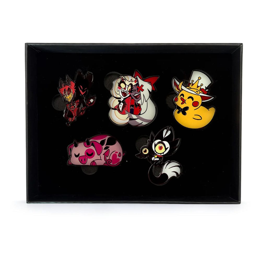 Hazbin Hotel présentoir pin's Set 5 cm (6)